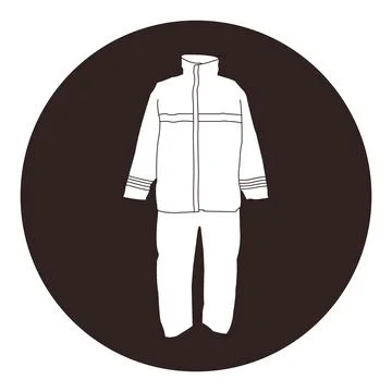 Raincoat icon design Stock Illustration