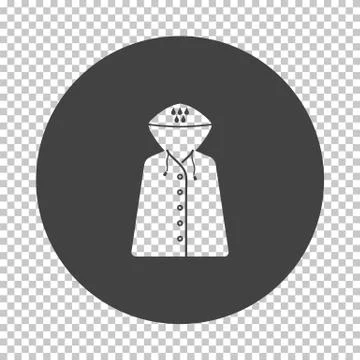 Raincoat icon Stock Illustration