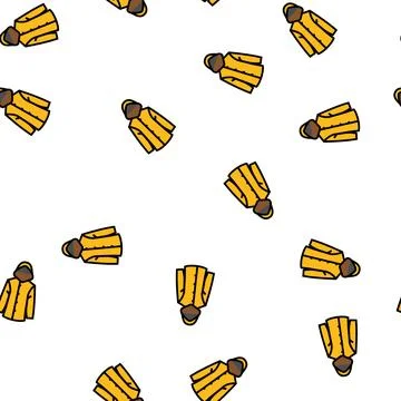 Raincoat yellow autumn vector seamless pattern Stock Illustration