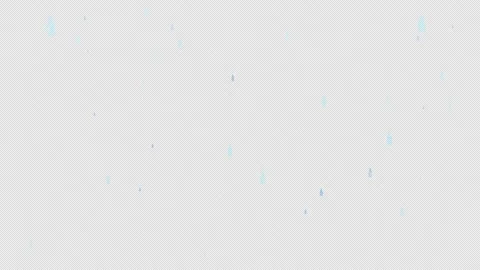 Raindrop animation (blue/light blue, transparent background) Stock Footage 311144030