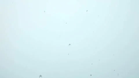 Raindrop falling for sky Video stock 43044896