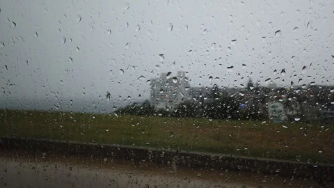 Raindrop on the glass Stock Footage 103354625