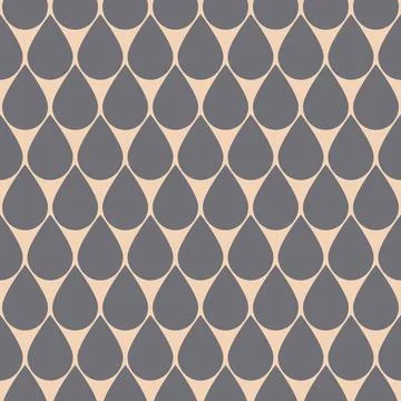 Raindrop pink gray seamless pattern for decoration wallpaper and scrapbook Illustrazione stock