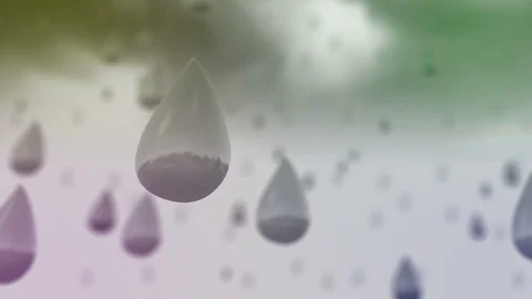 Raindrop rain sky clouds weather Stock Footage 91022438
