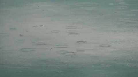 Raindrop ripple on water 库存影片 38033893