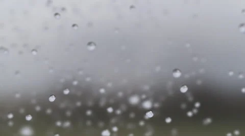 Raindrop series - small raindrops falling . Loopable background. Stock Footage 44560106