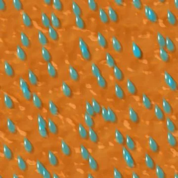 Raindrop shapes with seamless generated background Stock Illustration