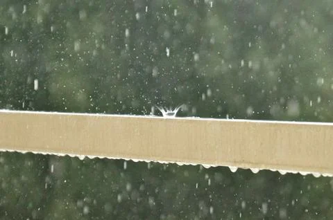 Raindrop splash Stock Photos