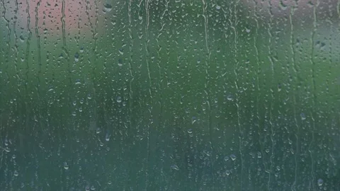 Raindrop on the window Stock Footage 130929827