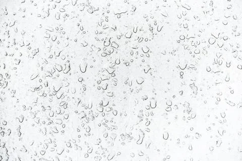 Raindrop on a window, rainy day. Stock Photos