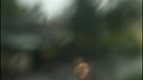 Raindrop on the winsheld Stock Footage 265164728