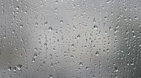 Raindrops against window Stock Footage 40462784
