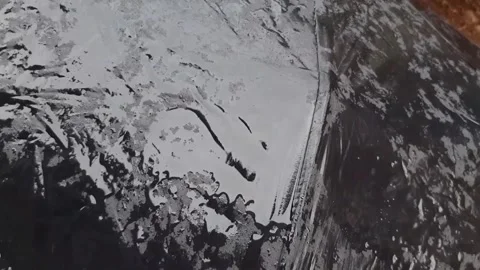 Raindrops on a black umbrella Stock Footage 291794017