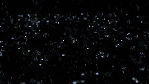 Raindrops bounce off the black background loop animation Stock Footage 341833338
