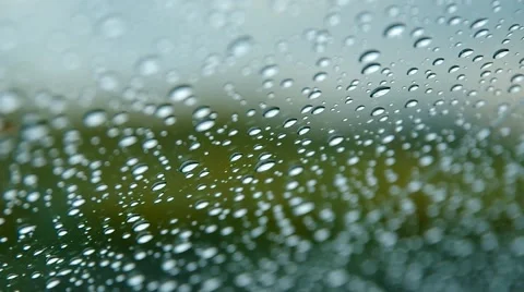 Raindrops on car window Stock Footage 40540385