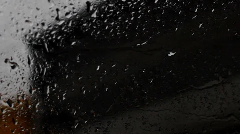 Raindrops on a car windshield e Stock Footage 37319911