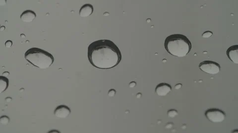 Raindrops closeup water streams by 02 스톡 동영상 52118725