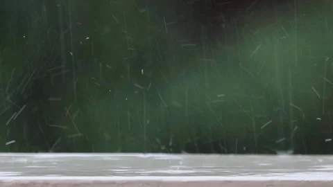 Raindrops Details Stock Footage 265801380
