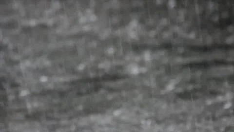 Raindrops drops on floor Stock Footage 297729646