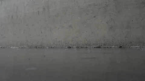 Raindrops falling on concrete pavement Vídeo Stock 42311847