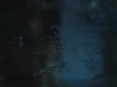 Raindrops falling into the ground from the ceiling. Old fabric building. Stock Footage 76055850