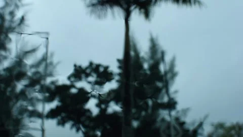 Raindrops falling onto the mirror. Stock Footage 321936284