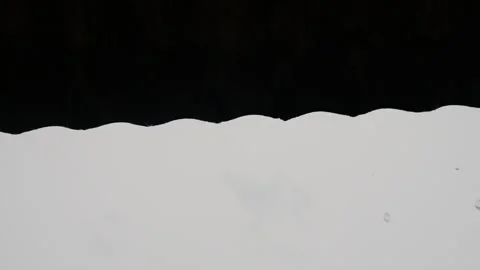 Raindrops falling from the roof of the house Stock Footage 302593878