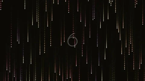 Raindrops falling in slow motion on black background Stock Footage 342092847