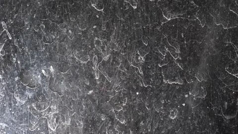 Raindrops falling on the window glass Stock Footage 278685106