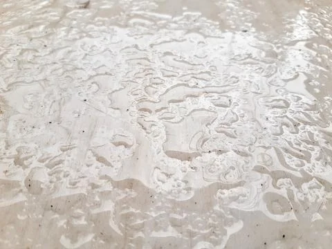 Raindrops on the floor 스톡 사진