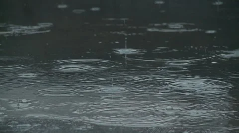 Raindrops Stock Footage 8517476