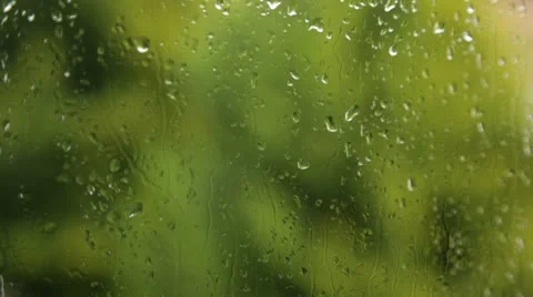 Raindrops Stock Footage 10728330