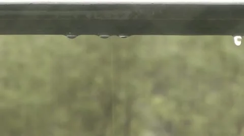 Raindrops Stock Footage 18181497