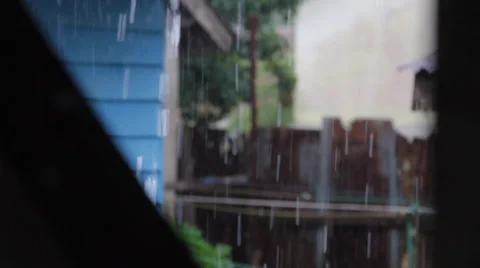Raindrops Stock Footage 32284123