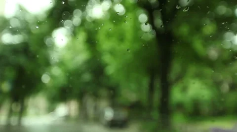 Raindrops Stock Footage 32474971