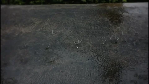 Raindrops. Stock Footage 235865978