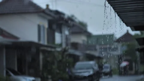 Raindrops Stock Footage 268967436