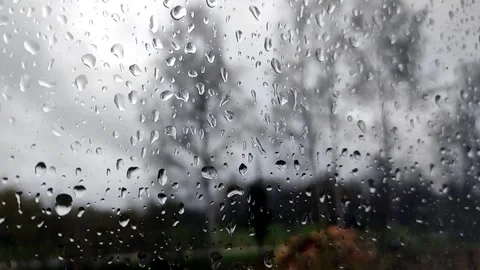 Raindrops on the glass (2) Full HD 60 FPS Stock-Footage 273750126