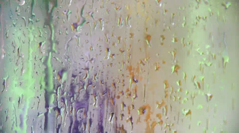 Raindrops On Glass 4 Stock-Footage 23265634