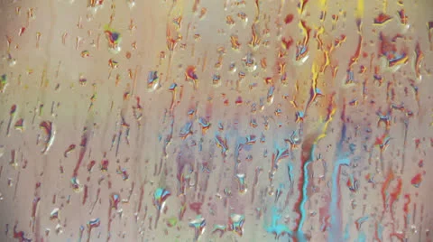 Raindrops On Glass 6 Vídeo Stock 23265988