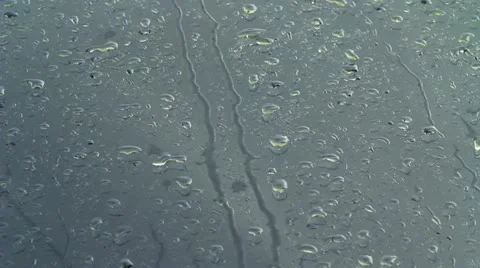 Raindrops On Glass Video stock 22334384