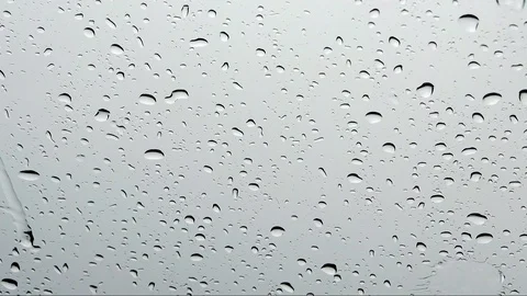 Raindrops On Glass Stock Footage 112399016