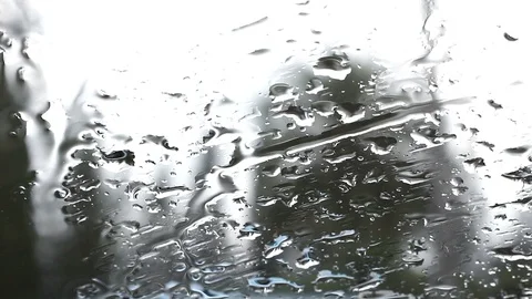 Raindrops on glass. Stock Footage 117683588
