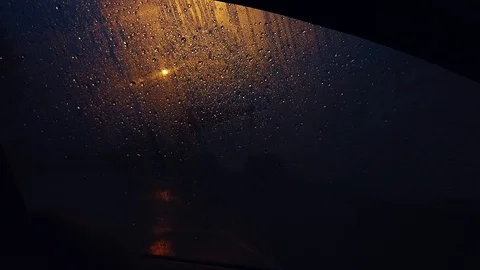 Raindrops on the glass. Stock-Footage 126045776