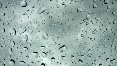 Raindrops on glass Stock Footage 202262429