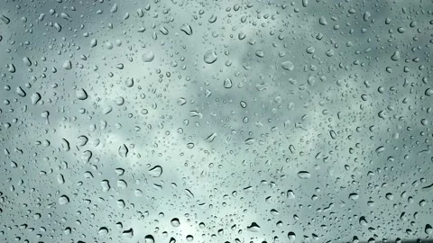 Raindrops on glass Stock Footage 202262440