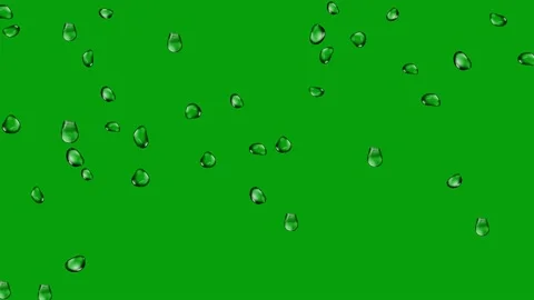 Raindrops on glass motion graphics with green screen background Stock Footage 149415644