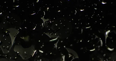 Raindrops on the glass at night Stock Footage 218423548
