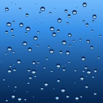 Raindrops on glass Stock Photos