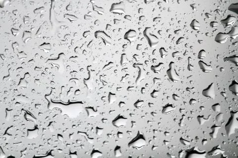 Raindrops on a glass Stock Photos